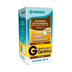 Cloridrato de Bromexina 1,6mg/ml Germed Frasco 120ml
