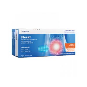 Florax caixa com 5 flaconetes de 5ml adulto