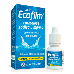 Ecofilm 5mg/ml Solução Oftálmica Estéril 15ml