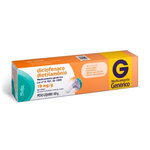 Diclofenaco Dietilamônio 10mg/g Medley Bisnaga 60g