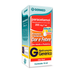 Paracetamol 200mg Germed Frasco 15ml