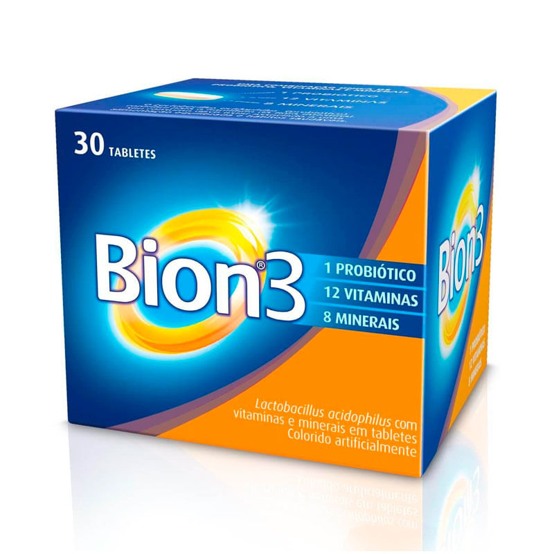 Multivitamínico Bion3 30 Tabletes: Preço | Drogal