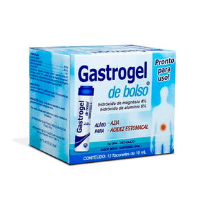 Gastrogel de Bolso Sabor Menta 12 Frascos 10ml Cada