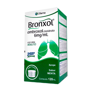 Bronxol 6mg/ml Sabor Menta 120ml + Copo Medida