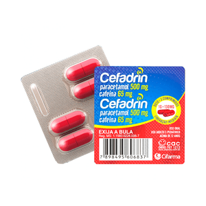 Cefadrin 500/65mg 4 Comprimidos