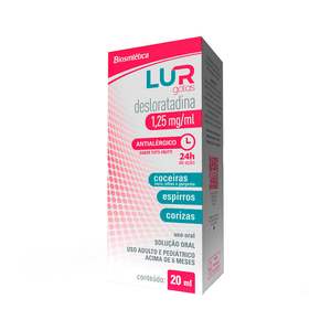 Lur Gotas 1,25mg/ml Solução Oral Sabor Tutti-Frutti 20ml
