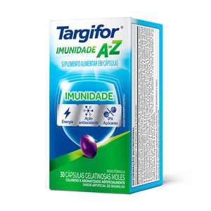 Suplemento Alimentar Targifor Imunidade A-Z 30 Cápsulas