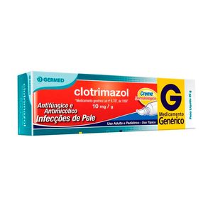 Clotrimazol 10mg/g Germed Creme Dermatológico 20g