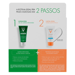 Kit-Protetor-Solar-Facial-Vichy-Capital-Soleil-Hydra-Matte-FPS50-30g---Gel-de-Limpeza-Facial-De-Limpeza-Profunda-Vichy-Normaderm-Pele-Mista-a-Oleosa-40g