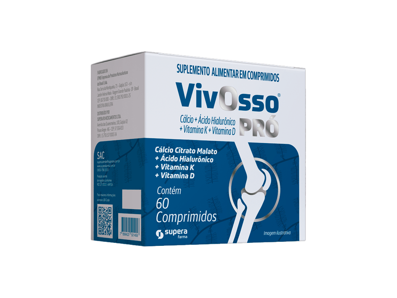 Suplemento Alimentar Vivosso Pró 60 Comprimidos