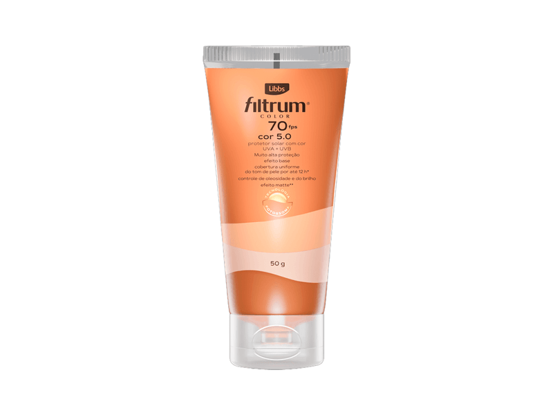 Protetor-Solar-Facial-Filtrum-Color-FPS70-Cor-5.0-50g