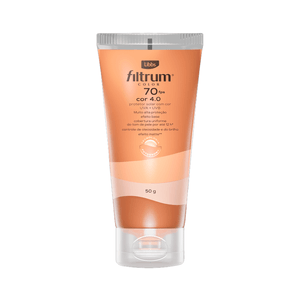 Protetor Solar Facial Filtrum Color FPS70 Cor 4.0 50g