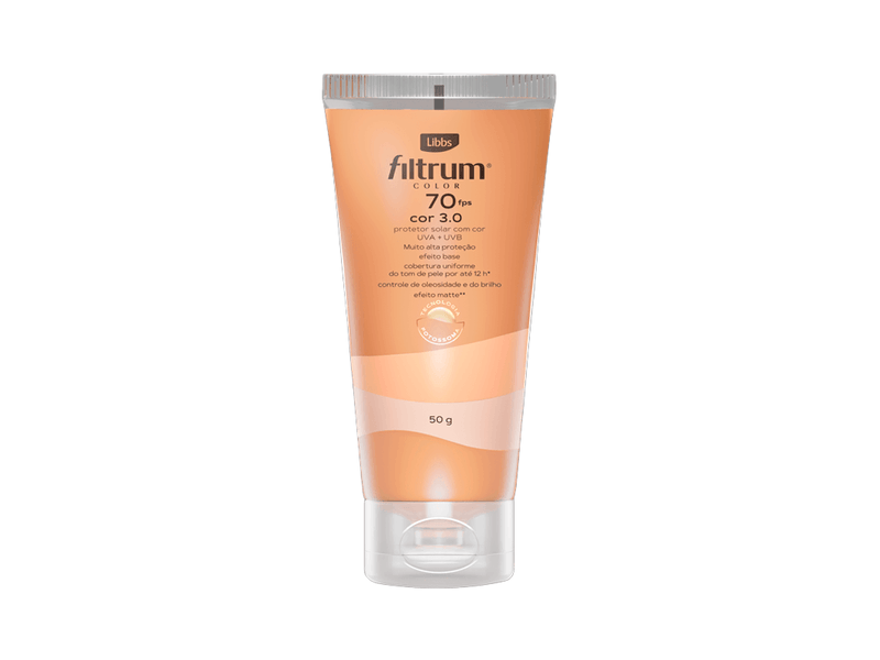 Protetor-Solar-Facial-Filtrum-Color-FPS70-Cor-3.0-50g