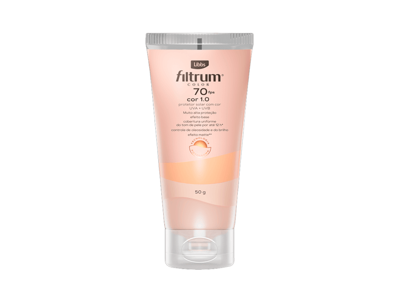 Protetor-Solar-Facial-Filtrum-Color-FPS70-Cor-1.0-50g