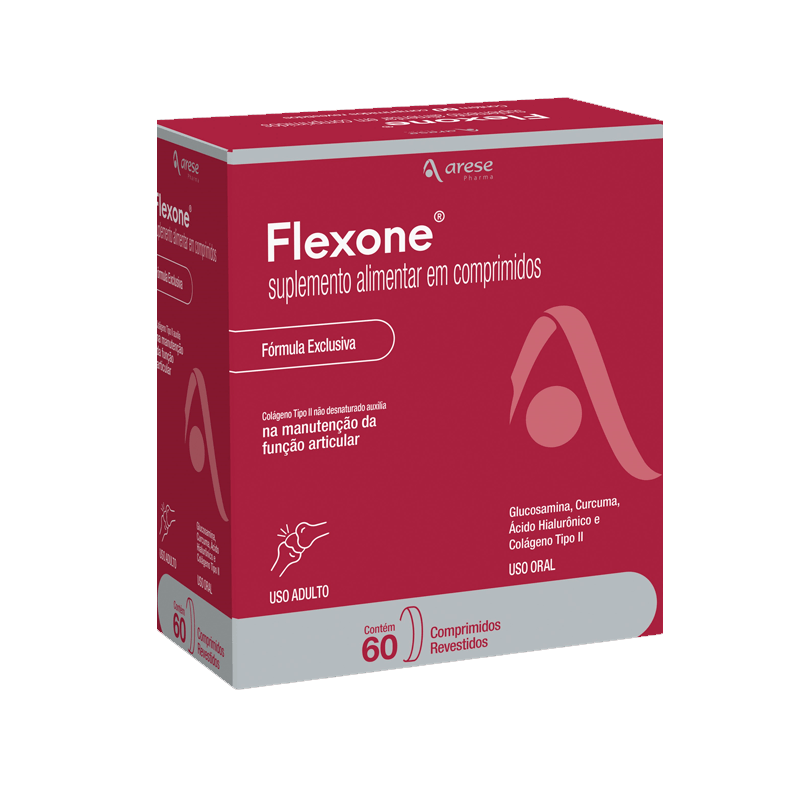 Flexone 60 Comprimidos Revestidos: Suplemento Alimentar