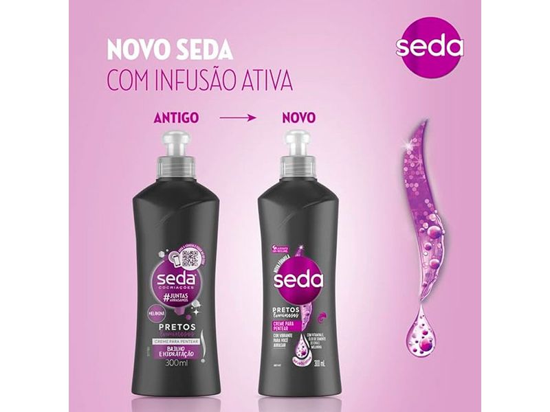 Creme-para-Pentear-Seda-Pretos-Luminosos-300ml