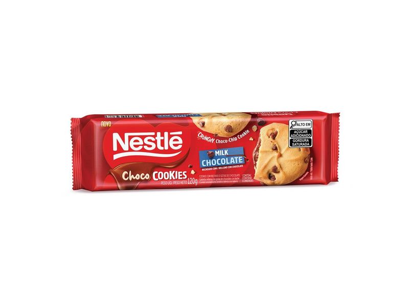 ChocoCookies Nestlé Milk Recheio de Chocolate 120g