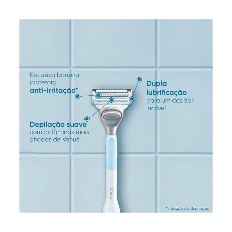 Carga para Aparelho de Depilar Gillette Venus Área Íntima Unidades