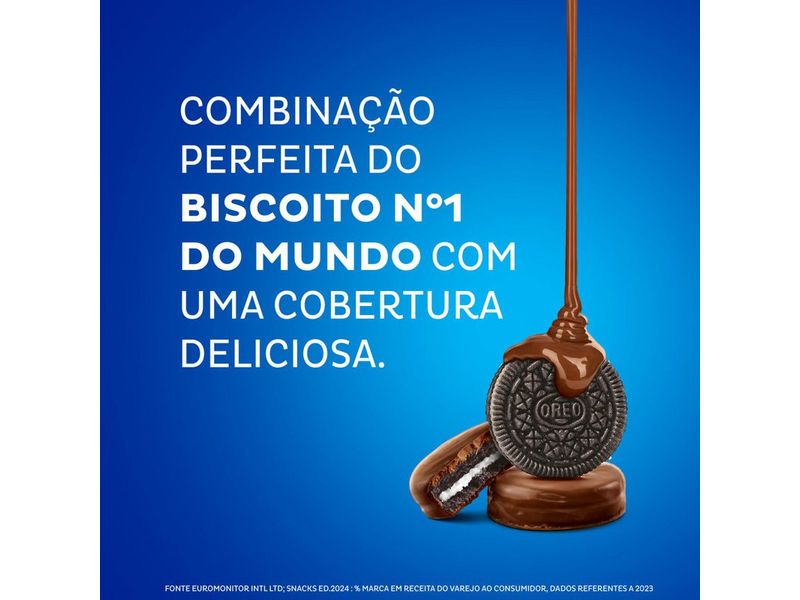 Biscoito Recheado Oreo Com Cobertura De Chocolate 105g
