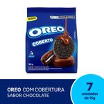 Biscoito Recheado Oreo Com Cobertura De Chocolate 105g