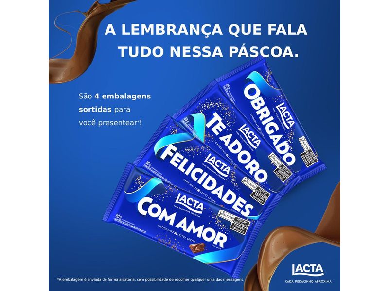 Chocolate Lacta Ao Leite 80g
