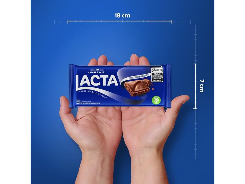 Chocolate Lacta Ao Leite 80g