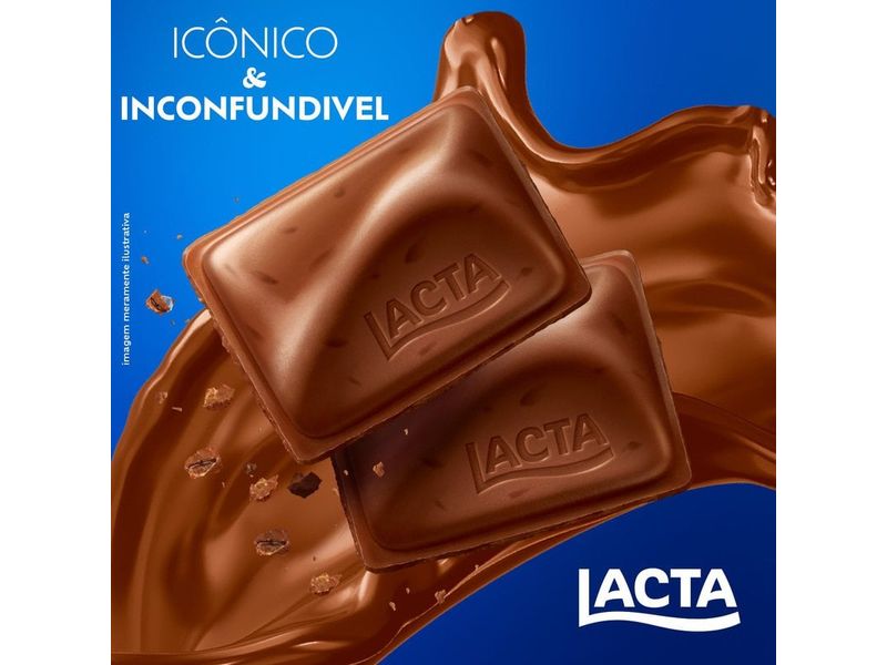Chocolate Lacta ao leite Diamante Negro 80g