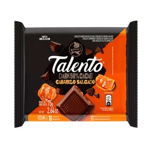Chocolate Garoto Talento Dark Caramelo Salgado 75g