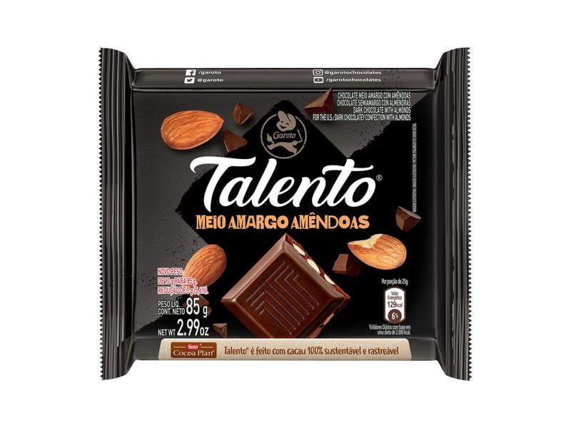 Chocolate-Garoto-Talento-Meio-Amargo-com-Amendoas-85g
