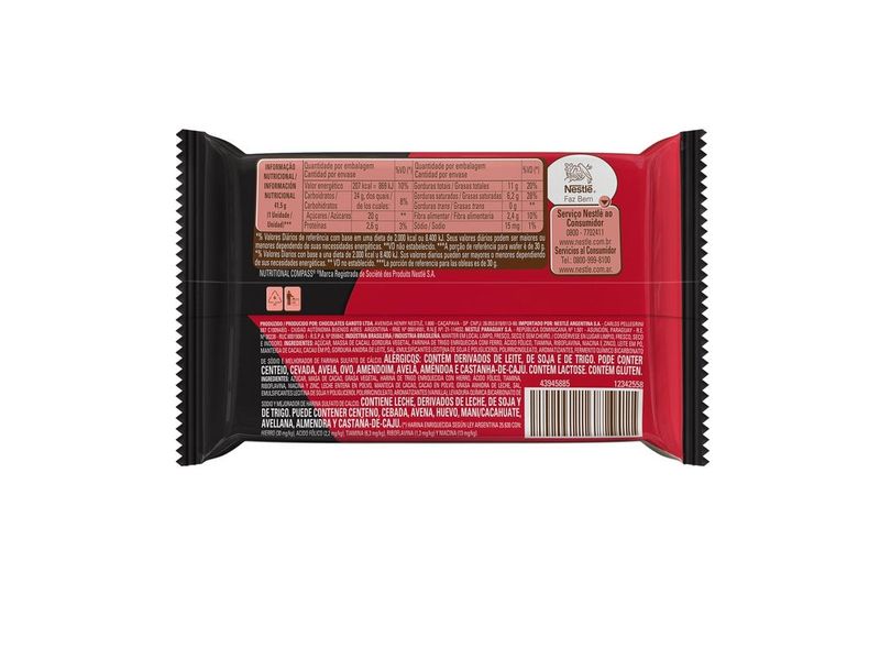 Chocolate Nestlé KitKat Dark 41,5g