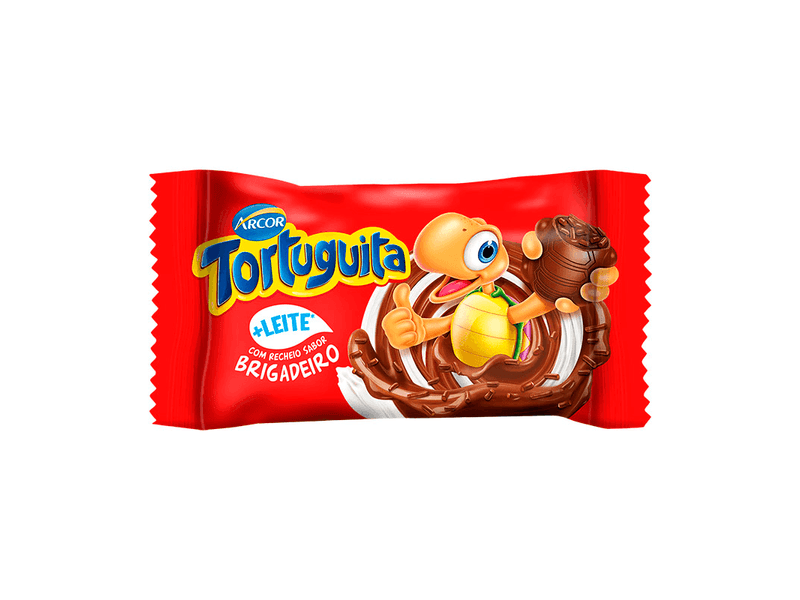 Chocolate Arcor Tortuguita Sabor Brigadeiro 15,5g