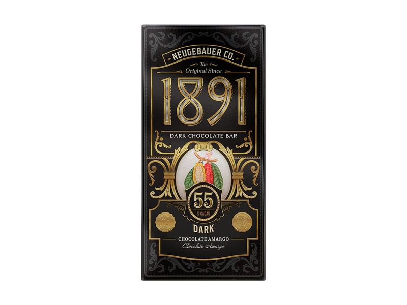 Chocolate Dark Neugebauer Bar 1891 55% Cacau 90g