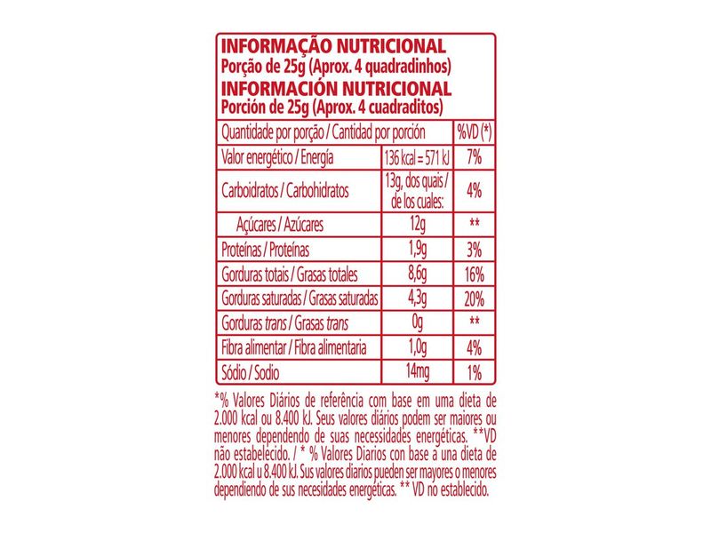Chocolate Garoto Talento ao Leite com Avelãs 90g