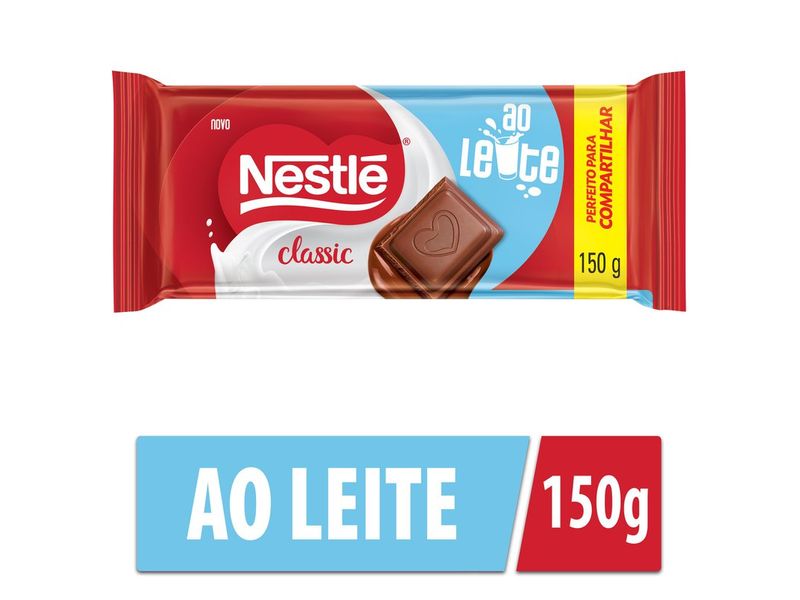 Chocolate Nestlé Classic ao Leite 150g