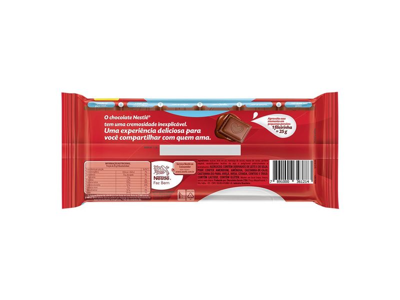 Chocolate Nestlé Classic ao Leite 150g