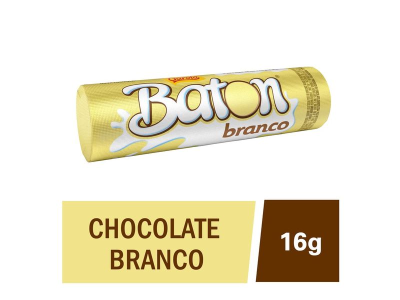 Chocolate Garoto Baton Branco 16g