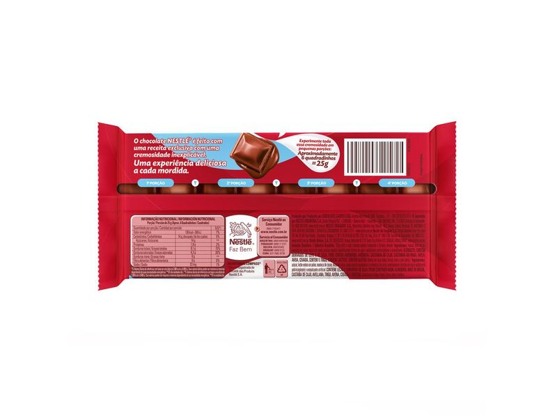 Chocolate Nestlé Classic ao Leite 90g