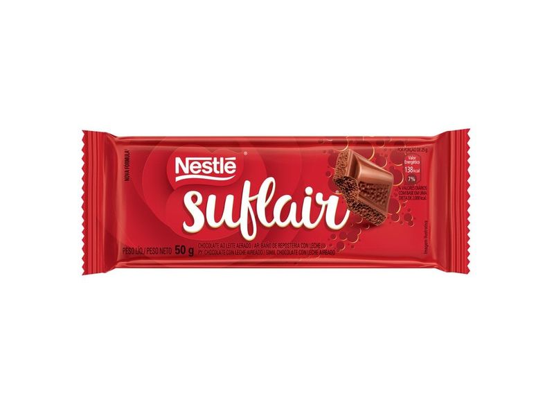 Chocolate Nestlé Suflair ao Leite 50g