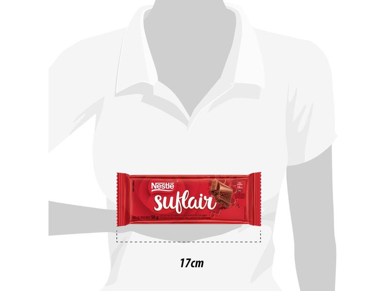 Chocolate Nestlé Suflair ao Leite 50g