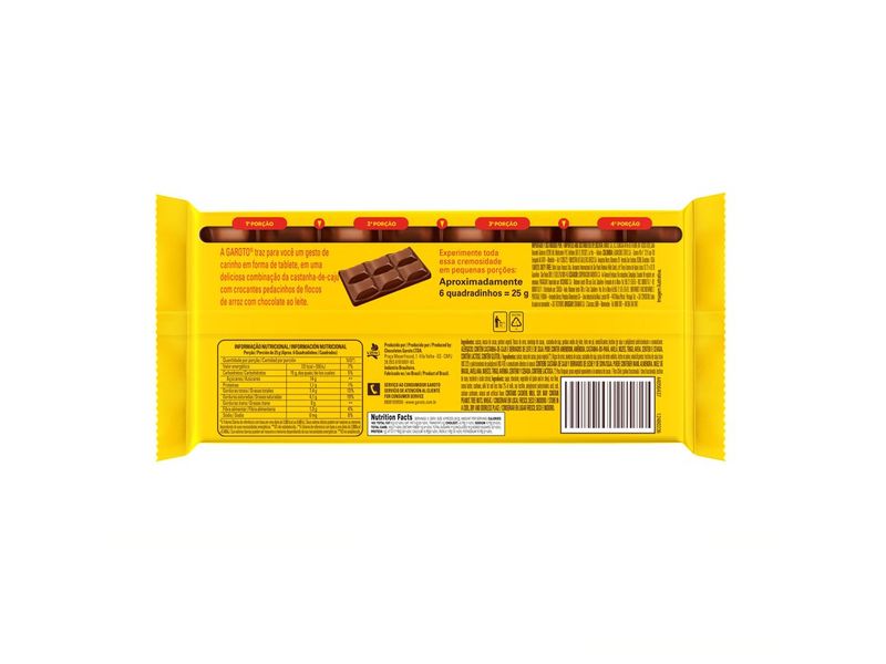 Chocolate Garoto Serenata de Amor 90g