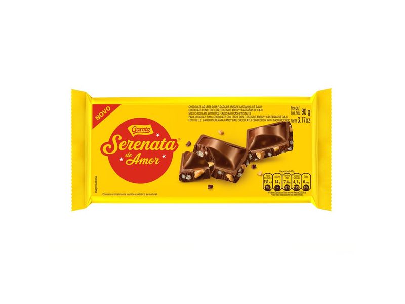Chocolate Garoto Serenata de Amor 90g