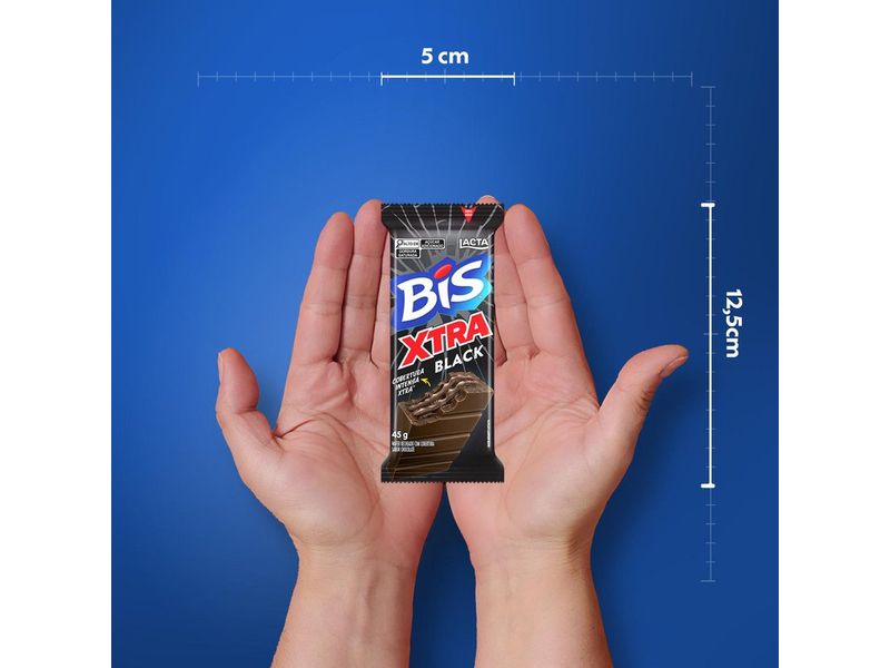 Chocolate Bis Lacta Xtra Black 45g