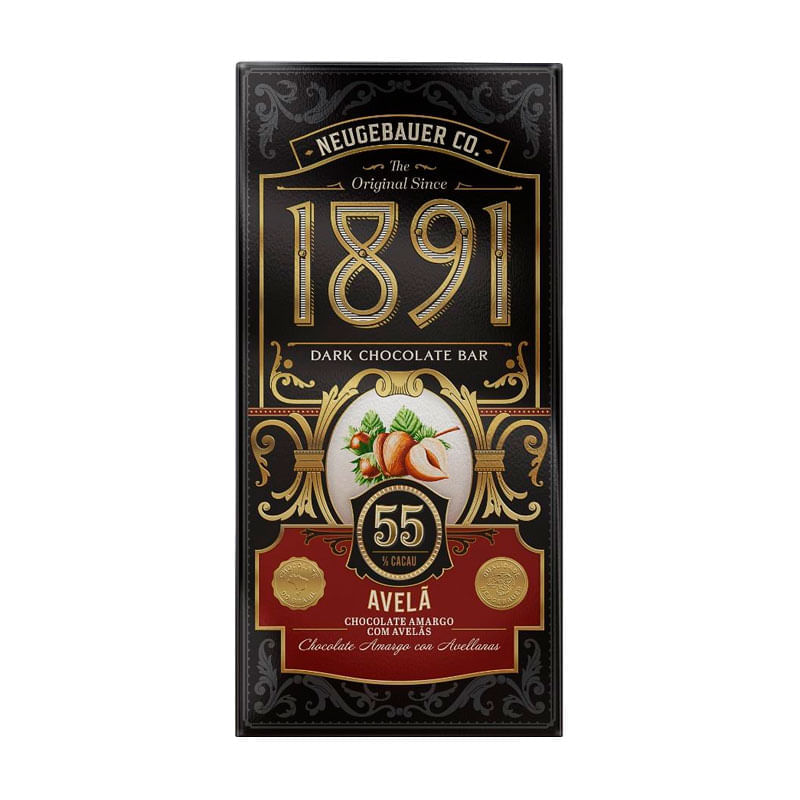 Chocolate Neugebauer 1891 Avelã 90g