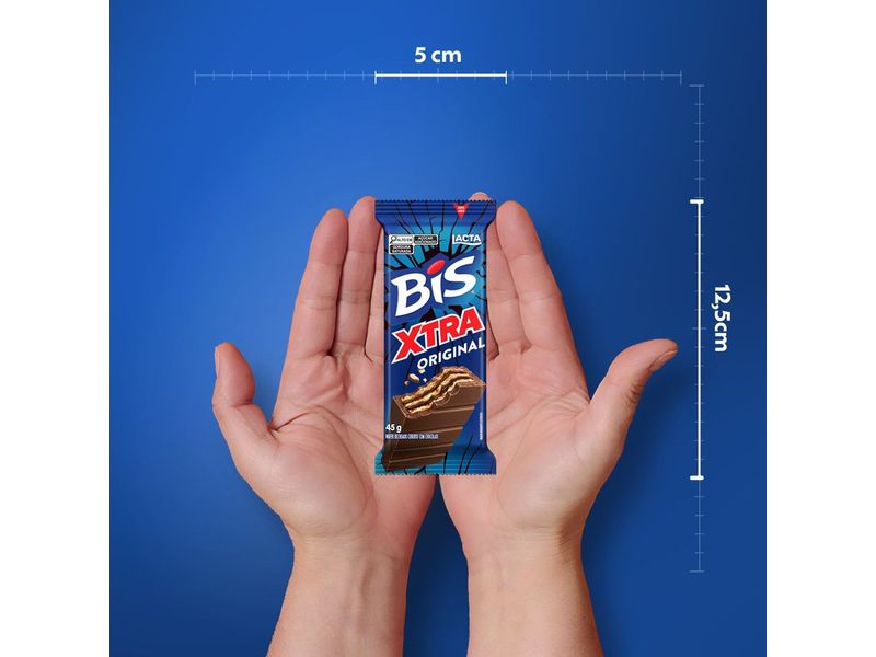 Chocolate Bis Lacta Xtra ao Leite 45g