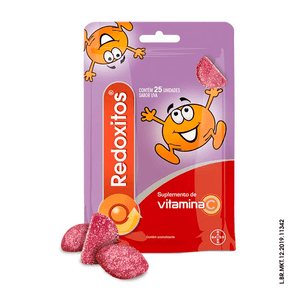 Suplemento de Vitamina C Redoxitos Sabor Uva 25 Gominhas
