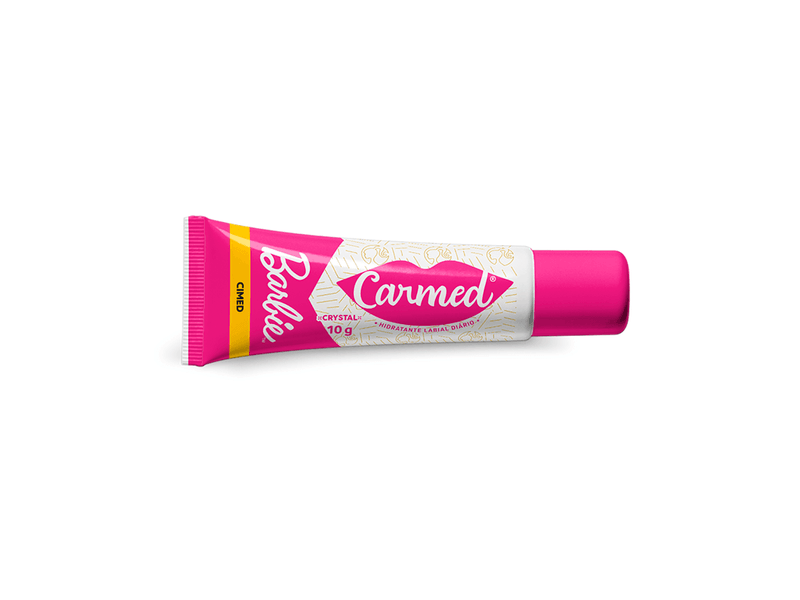 Hidratante-Labial-Carmed-Barbie-Crystal-10g