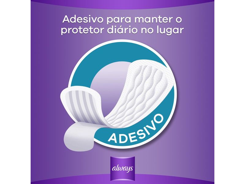 Protetores Diários Always Sem Perfume Respirável 60 Unidades