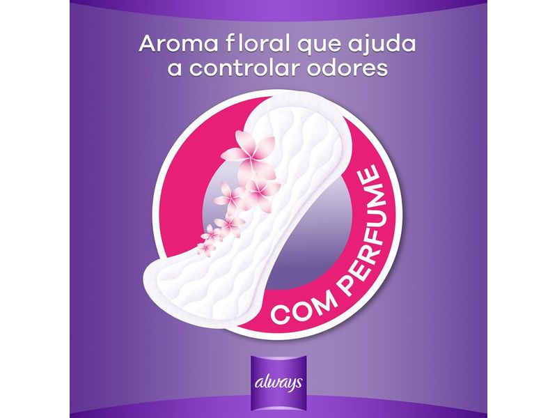 Protetor Diário Always Com Perfume 40 Unidades