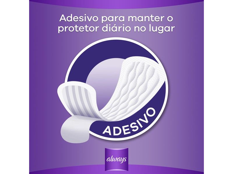 Protetor Diário Always Sem Perfume 40 Unidades
