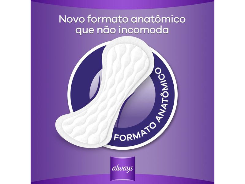Protetor Diário Always Sem Perfume 40 Unidades